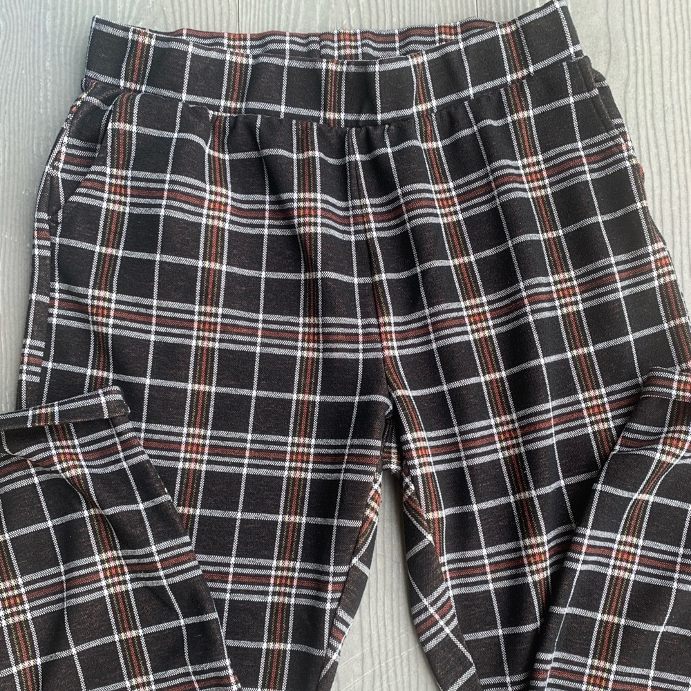Plaid dress pants